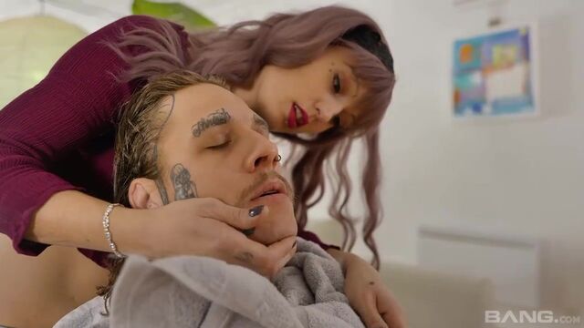 Purple Hair screw with Loona Winchester