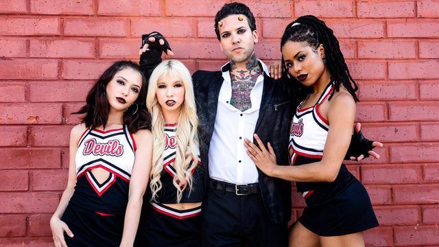 Group scene with Jane Wilde, Kenzie Reeves and Kira Noir