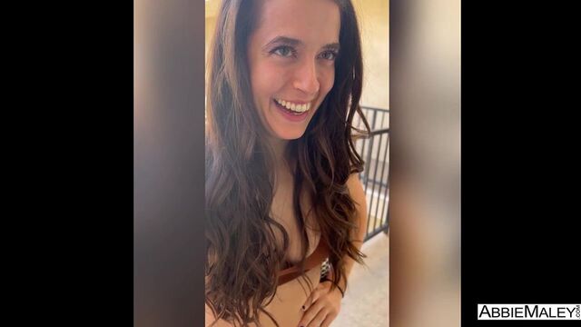 Natural Tits video with Abbie Maley