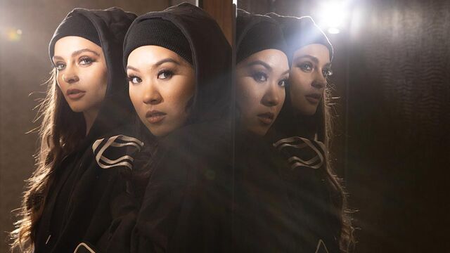 Lingerie porn with Aften Opal and Kimmy Kimm