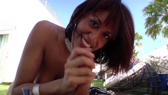 Straight Hair film with Lyla Storm