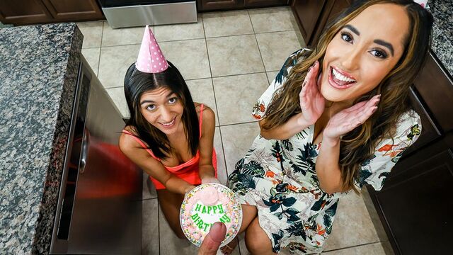 Missionary action with Aubry Babcock and Chloe Amour