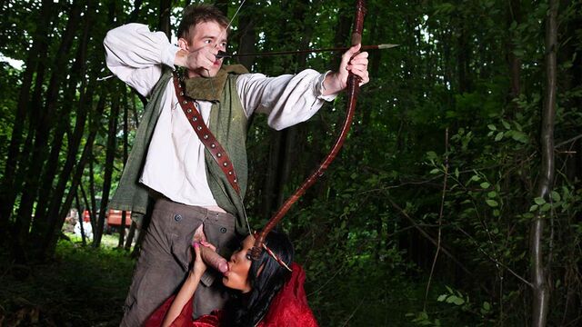 Outdoor bang with Anissa Kate