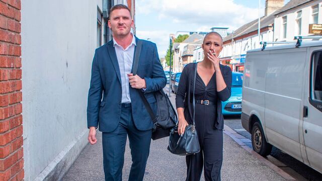 Shaved bang with Gabi Gold