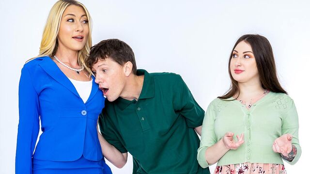 Straight Hair film with Bella Blu and Whitney OC