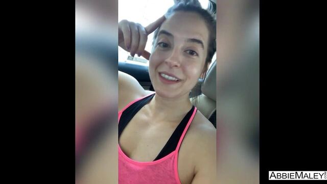 Natural Tits scene with Abbie Maley