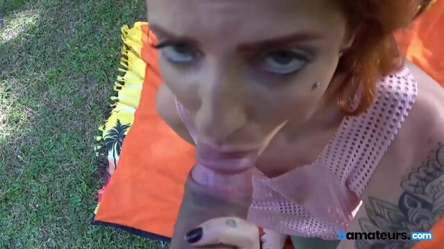 Redhead video with Amateur