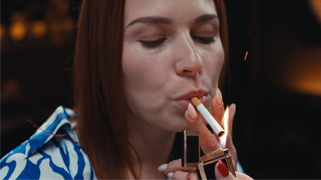 Smoking film with Clemence Audiard and Josephine Jackson from Grab