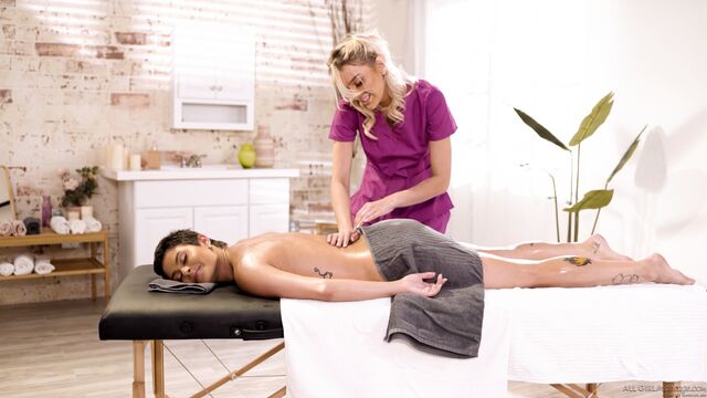 Ponytail action with Bella Rolland, Kenna James and Nicole Aria