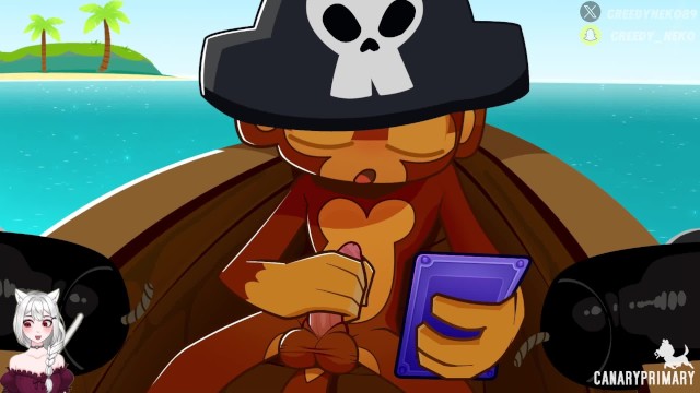 Uncensored In Cartoon film with greedyneko from Grab