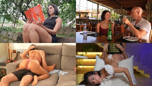 Hot Kissing film with Fablazed and KinkyDogs from Grab