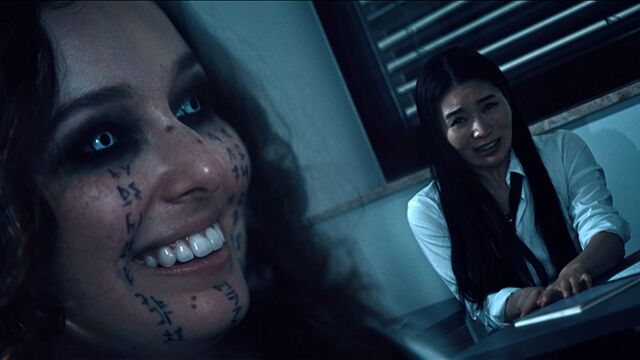 Horror movie with Leana Lovings and Tiffany Tatum from Grab