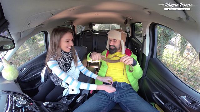 Outdoors screw with Lili Charmelle and Mugur from Grab