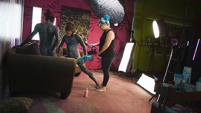 Pornstar film with Anuskatzz, Lily Lu and Proxy Paige from Grab