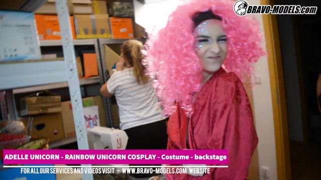 Petite video with Adelle and Adelle Unicorn from Grab