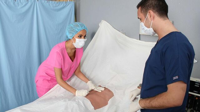 Hospital action with Isis Taylor