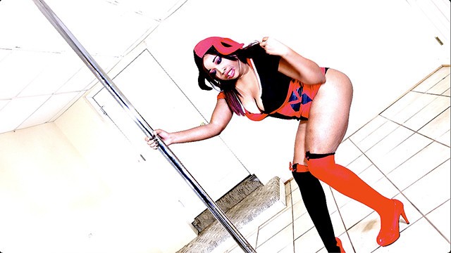 Deep Throat video with Harley Quinn and Nina Rivera from Grab