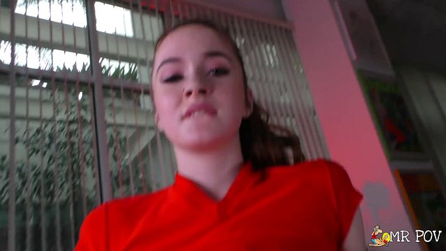 Cock Sucking action with Hazel Moore from Grab