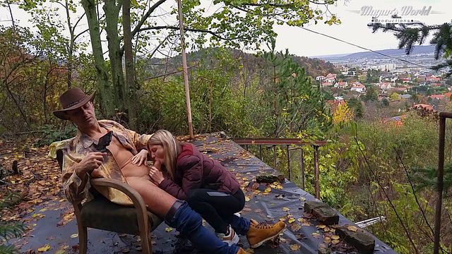 Reverse Cowgirl film with Gina Gerson and Mugur from Grab