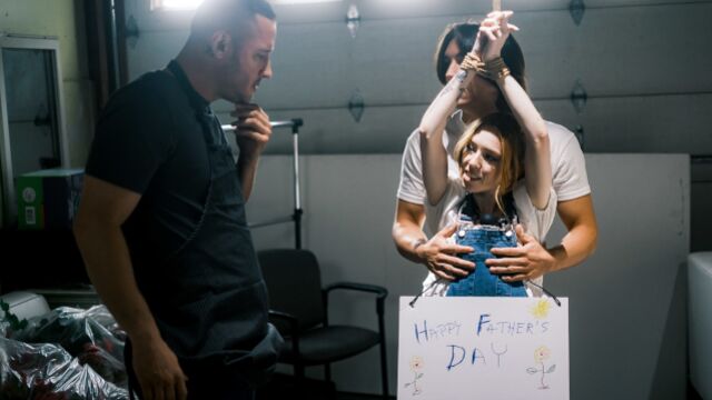 Father S Day scene with Danny Mountain, Madi Collins and Trey Haze from Grab
