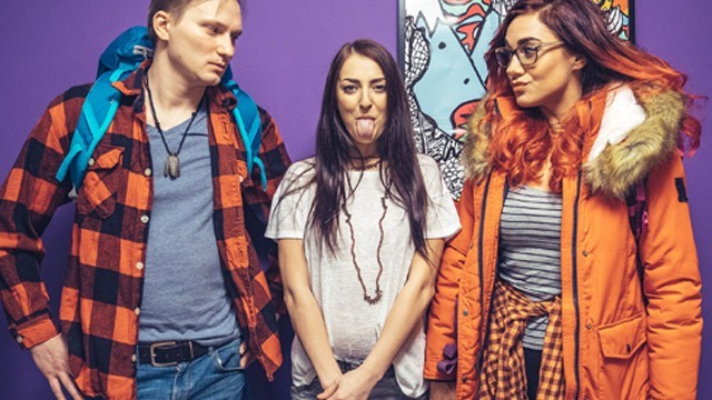 Hardcore bang with Katy Rose and Kety Pearl from Grab