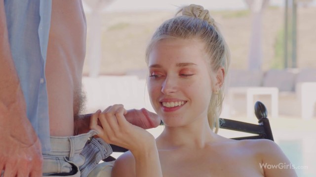 Hottest Blowjob scene with Freya Mayer from Grab