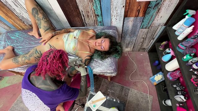 Tattooing smut with Edonekaliyuga and Lily Lu from Grab