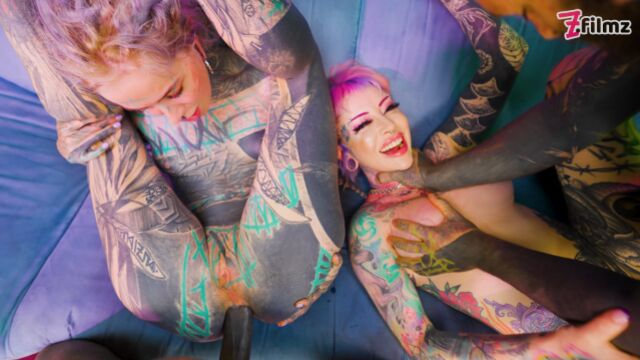 Dreadlock Girl screw with Anuskatzz, Lily Lu and Nikolaz Zpageti from Grab
