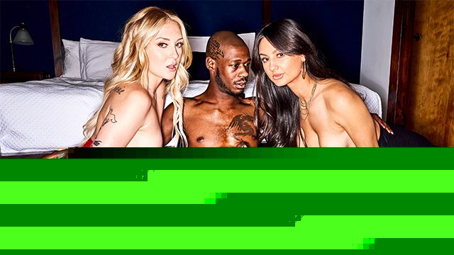 Doggystyle scene with Anton Harden, Charlotte Sins and Eliza Ibarra from Grab