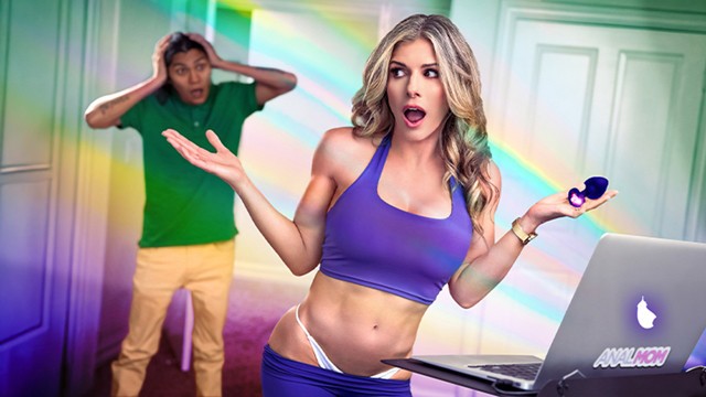 Masturbation movie with Cory Chase and Donatello Devine from Grab