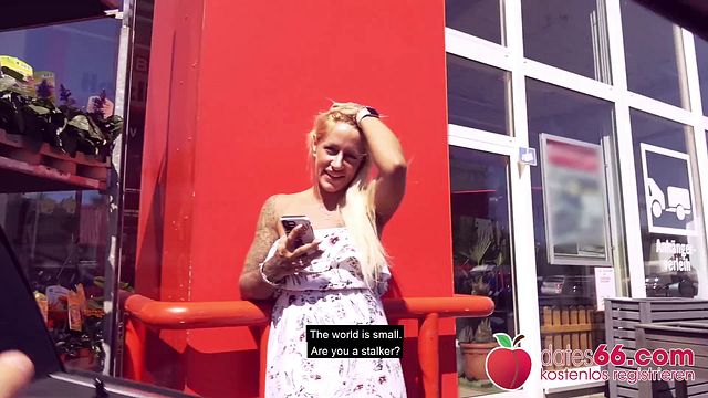 Outdoor Blowjob movie with Harleen Van Hynten from Grab
