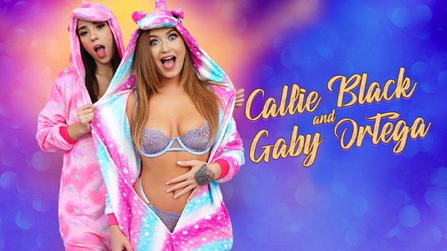 First Time movie with Callie Black and Gaby Ortega from Grab